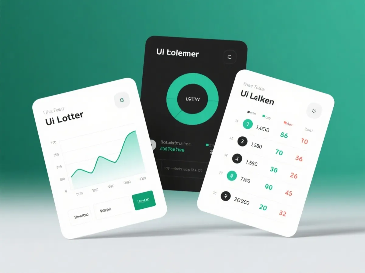 数据工具与可视化卡片示意